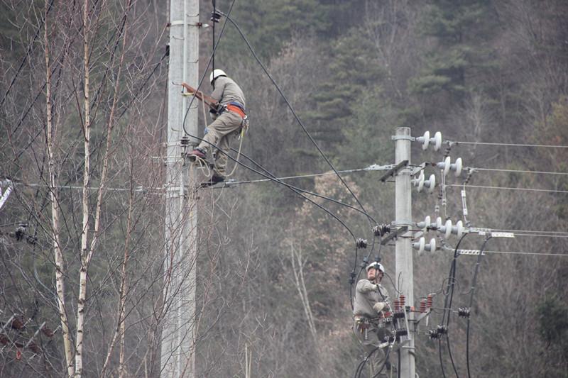 陜西地電留壩供電分公司：實(shí)施農(nóng)石線、索道線分網(wǎng)改造