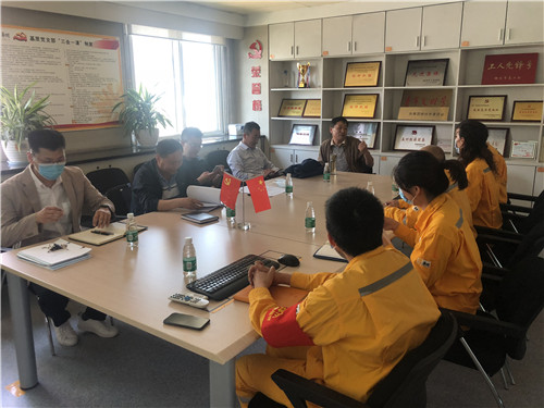 徐州市工信委、發(fā)改委來徐州華潤電力有限公司開展雙控目標聯(lián)合檢查