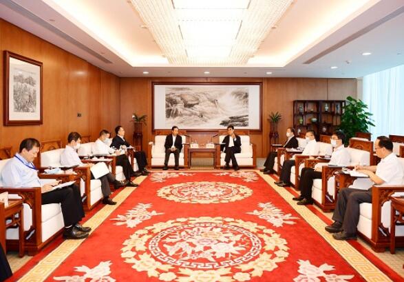 華能集團(tuán)有限公司黨組書記、董事長舒印彪會(huì)見國開行董事長趙歡