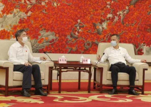晏志勇、丁焰章拜會廣東省委常委、廣州市委書記張碩輔