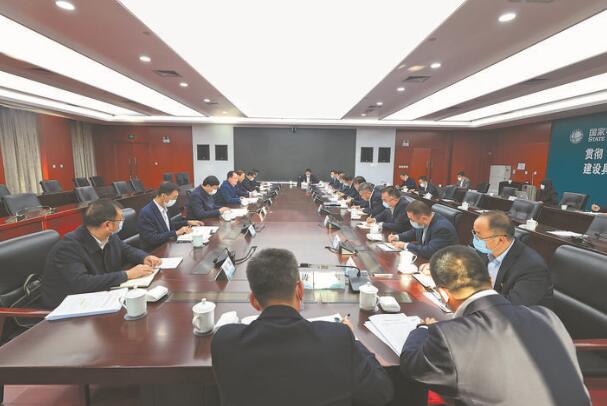 毛偉明董事長、辛保安總經(jīng)理赴國網(wǎng)新疆電力調(diào)研