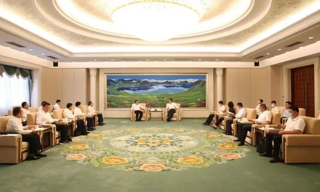 中國能建黨委書記、董事長宋海良拜會(huì)吉林省委常委、長春市委書記張志軍
