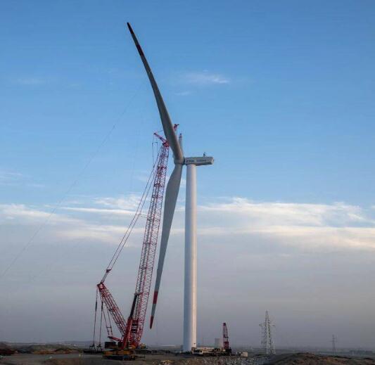 深耕大西北，H171-4MW分散式風電項目成功首吊!