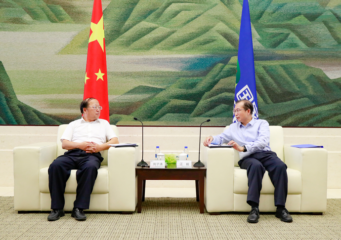 國家電投總經(jīng)理、黨組副書記江毅會見湖北省武漢市委常委、武漢經(jīng)開區(qū)工委書記劉子清