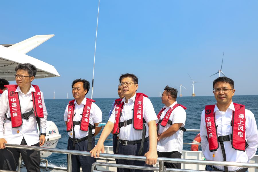 韓君赴廣東陽江、福建福州調(diào)研三峽集團海上風電項目