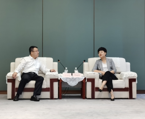 王小軍拜會(huì)廣西壯族自治區(qū)黨委常委、常務(wù)副主席蔡麗新