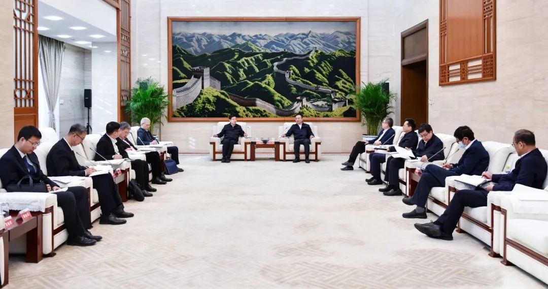 鄒磊會(huì)見(jiàn)中國(guó)一重董事長(zhǎng)劉明忠、總經(jīng)理徐鵬