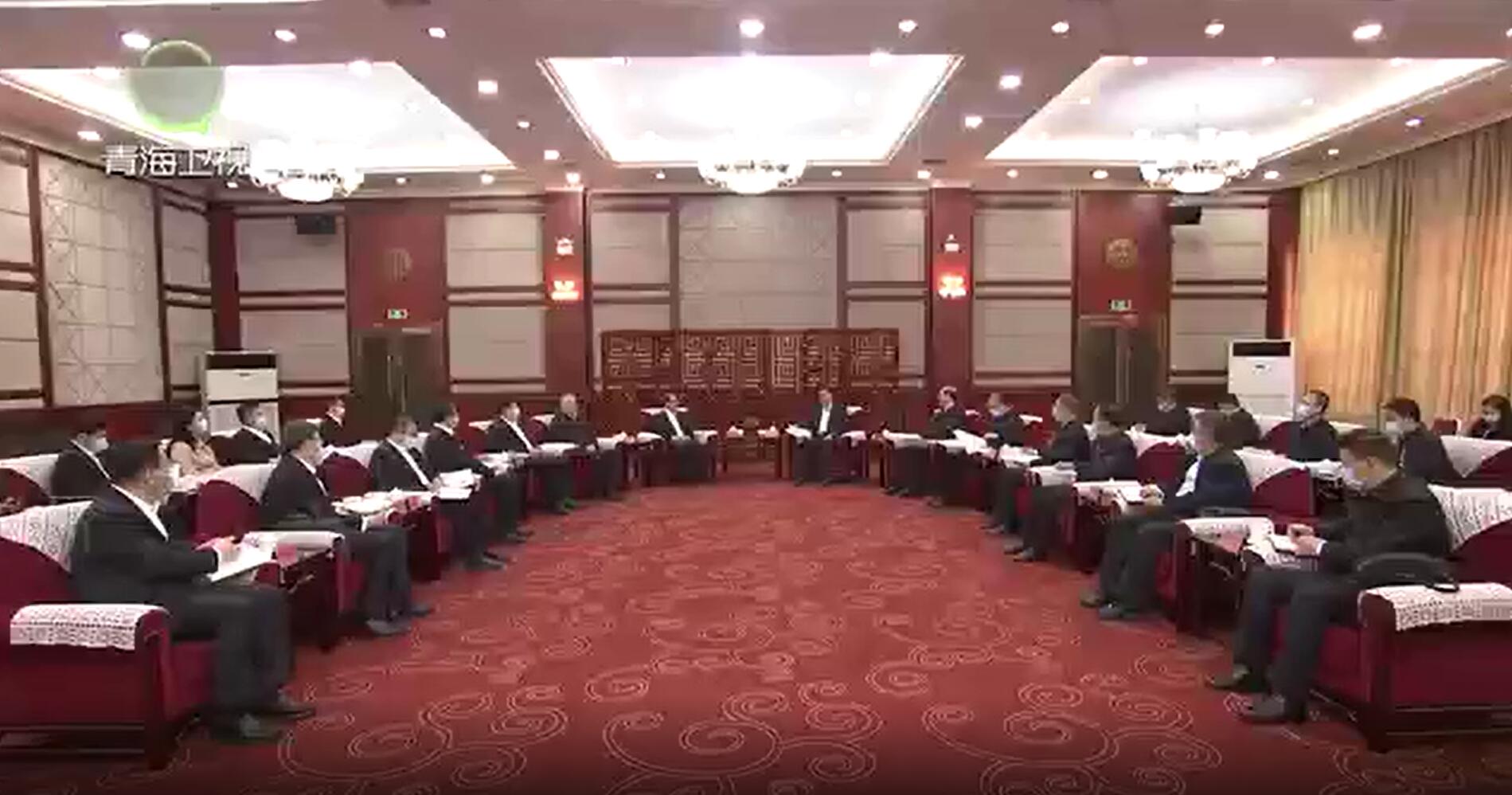 華電集團黨組書記江毅、黨組副書記葉向東拜會青海省委書記陳剛、省長吳曉軍