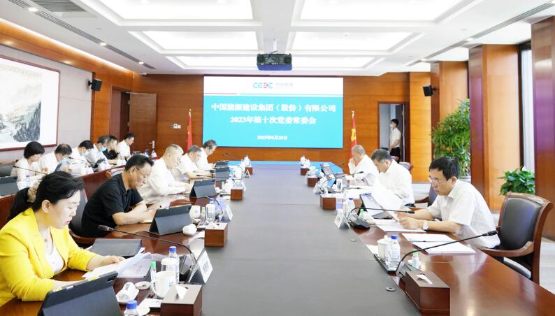 中國能建黨委集中學(xué)習(xí)習(xí)近平總書記近期重要講話、重要指示批示精神