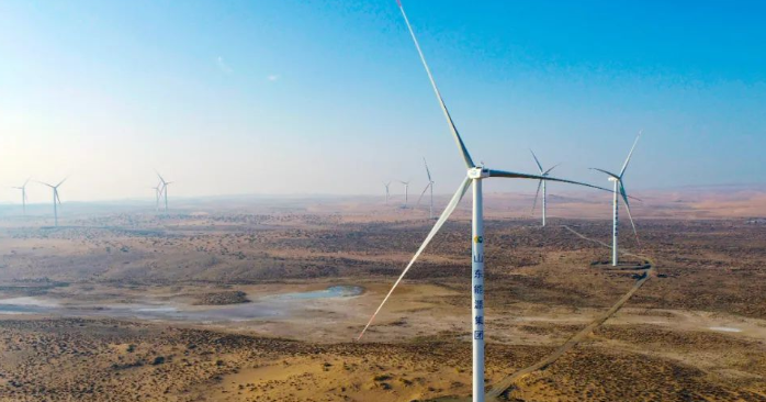402.6MW！山東能源集團又一大型風電項目完成全部吊裝