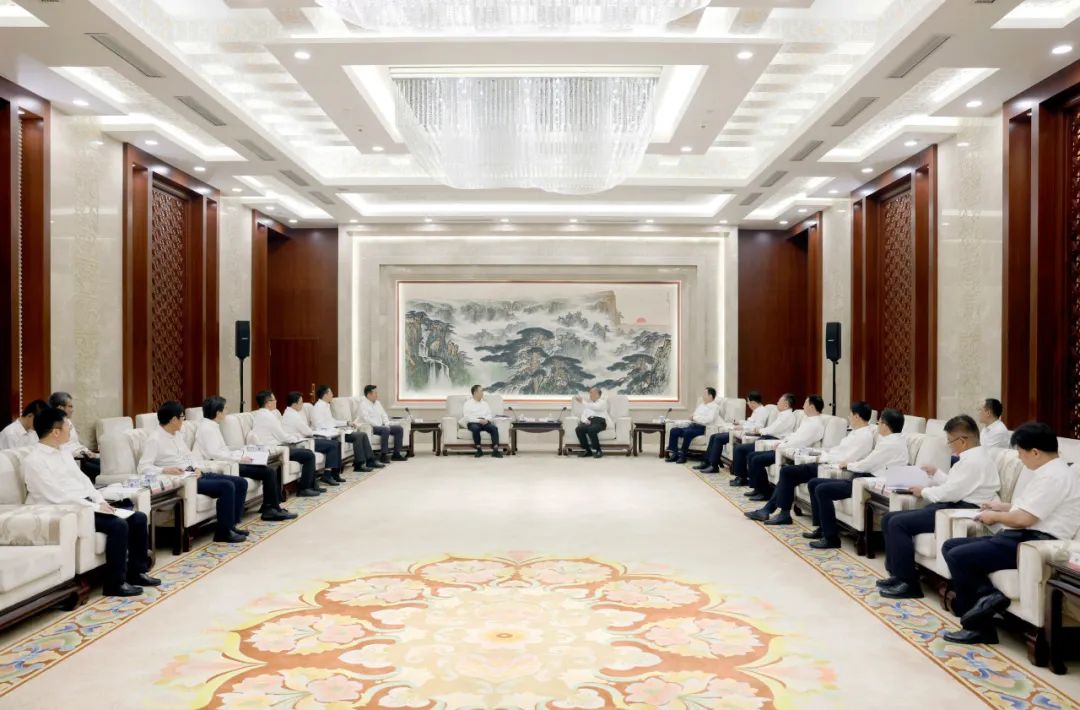 大唐集團鄒磊、劉明勝拜會山東省委書記林武、省長周乃翔