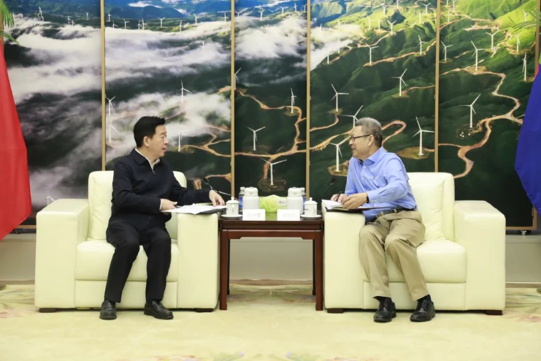 國家電投黨組書記、董事長錢智民會見廣東省韶關(guān)市委書記陳少榮