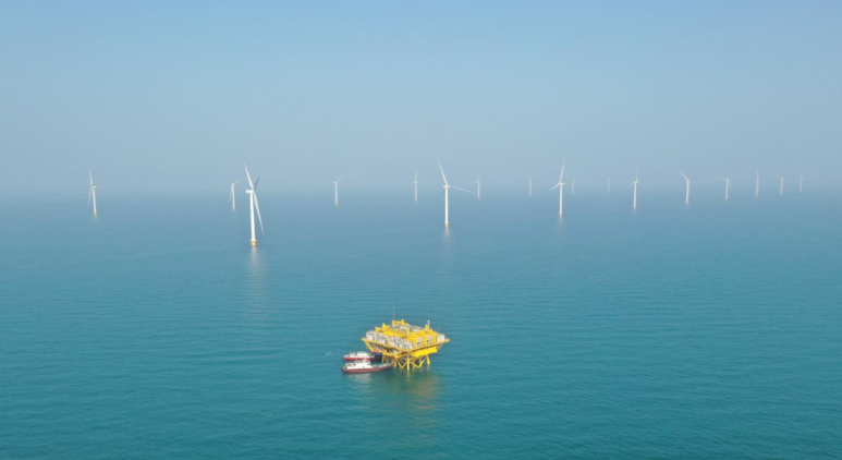 山東首個百萬千瓦級海風(fēng)基地！國家電投半島南U1一期并網(wǎng)發(fā)電