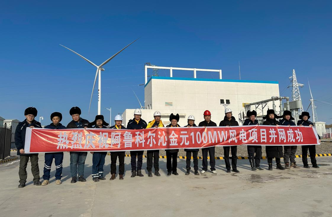 貴州金元目前裝機(jī)、單機(jī)容量最大的風(fēng)電項(xiàng)目并網(wǎng)成功