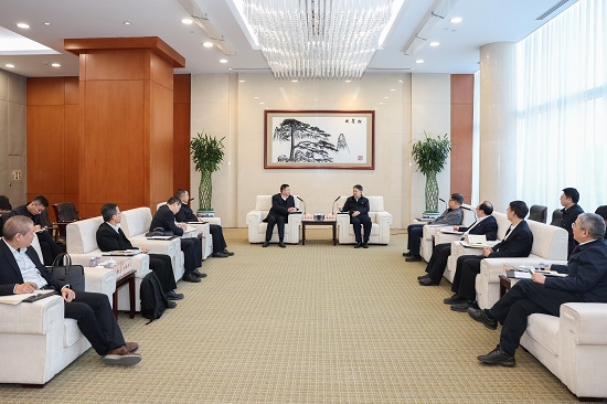 溫樞剛鄧建玲會見中廣核集團董事長楊長利、總經(jīng)理高立剛