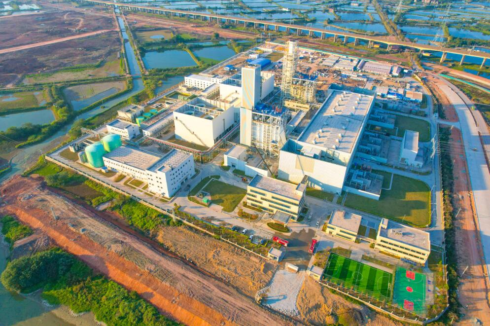 廣東肇慶鼎湖2臺460兆瓦天然氣熱電聯(lián)產項目2號機組并網(wǎng)