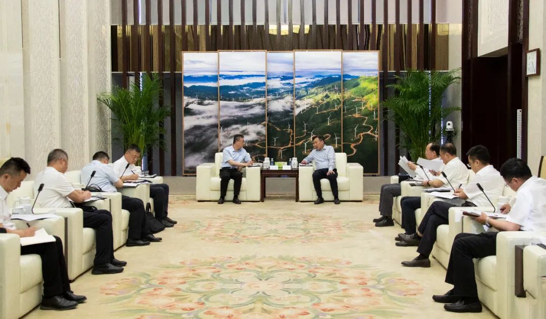 國家電投黨組書記、董事長劉明勝會(huì)見貴州省委常委、遵義市委書記李睿