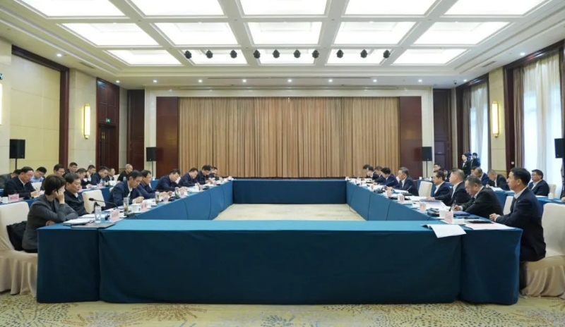 中國能建黨委書記、董事長(zhǎng)宋海良與臨沂市委書記任剛會(huì)談