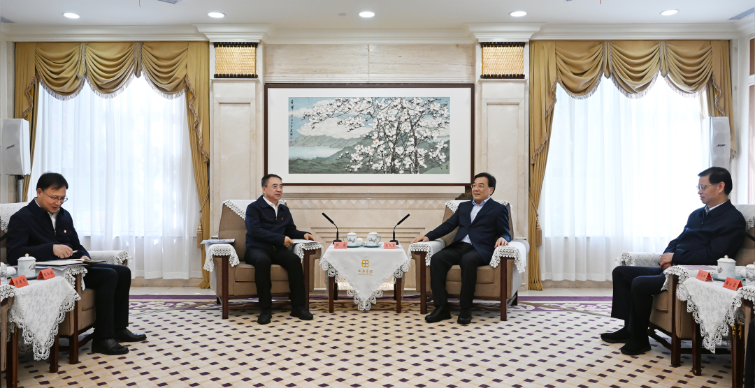 大唐集團董事長鄒磊、總經(jīng)理張傳江拜會江蘇省委書記信長星、省長許昆林