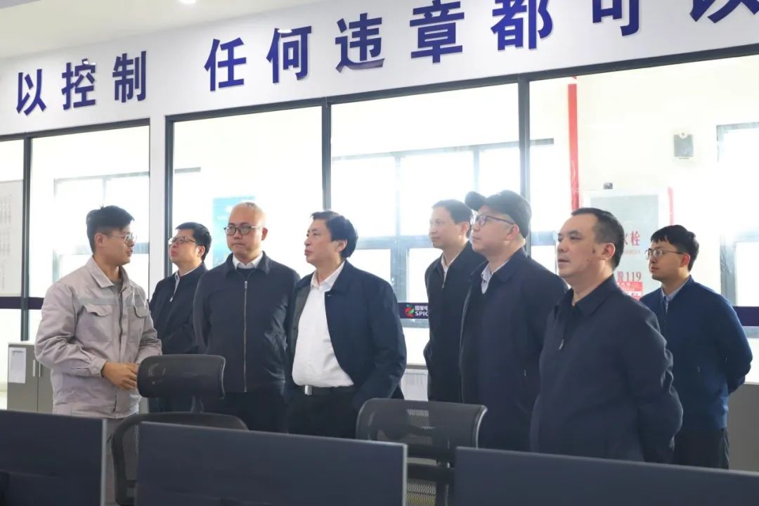 中國工程院院士謝和平調(diào)研前詹風(fēng)電、前詹港電