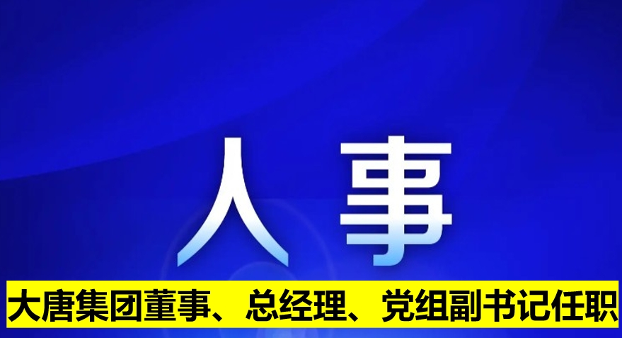大唐集團(tuán)董事、總經(jīng)理、黨組副書記任職