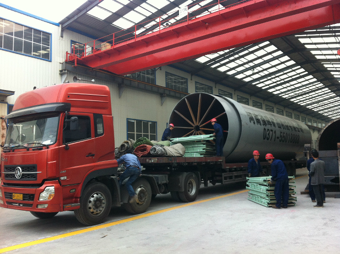 2.7*60米回轉(zhuǎn)窯裝車圖